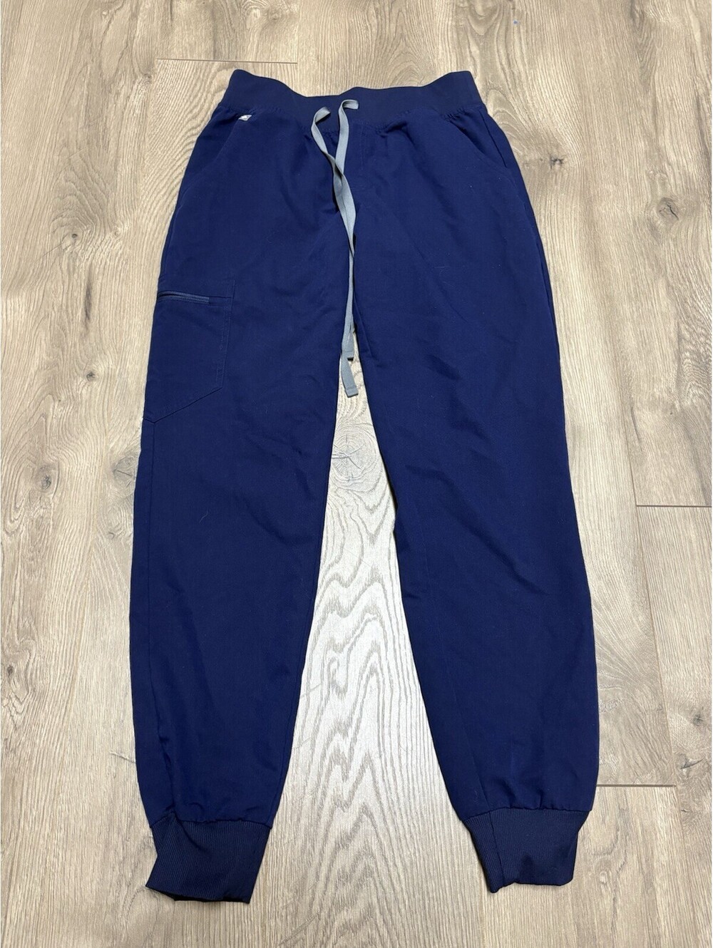 FIGS Zamora Jogger Scrub Pants Navy Blue Technical Collection Small Workwear